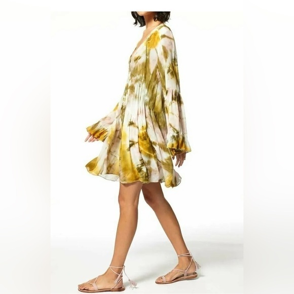 Young Fabulous & Broke Rosa Mini Dress Olive XS NWT - Picture 12 of 12